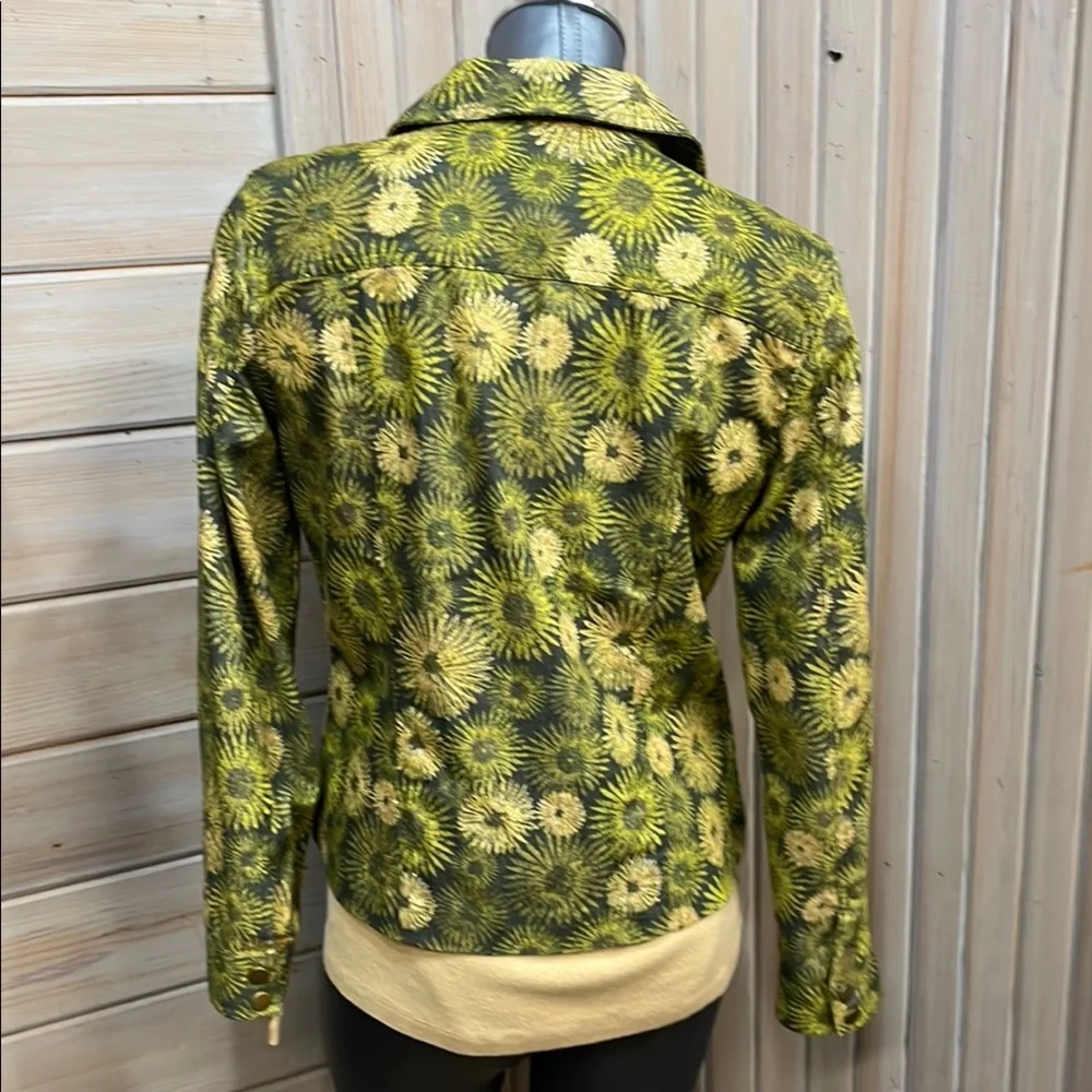 🌹Floral Green Jacket - Picture 3 of 5